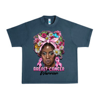 Midnight Navy breast cancer warrior black woman Urban Heavy Tee - BarkalooDesign