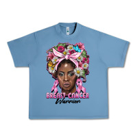 Pebble Blue breast cancer warrior black woman Urban Heavy Tee - BarkalooDesign