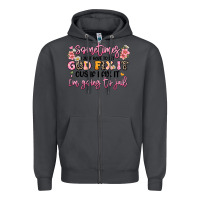 Smoke sometimes i just have to let god fix it Zipper Hoodie - JahusDesignShop
