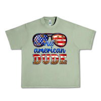 Oil Green all american dude Urban Heavy Tee - texasbilliewilder