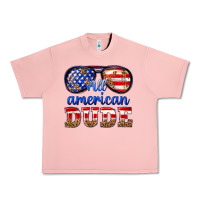 Salmon all american dude Urban Heavy Tee - texasbilliewilder