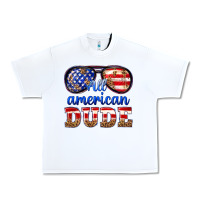 White all american dude Urban Heavy Tee - texasbilliewilder