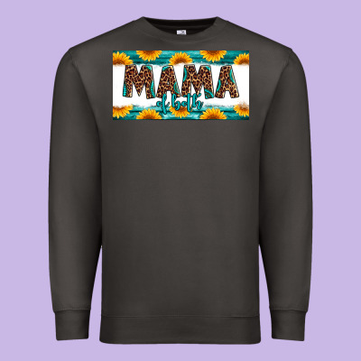 Mama Of Both License Plate Premium Sweatshirt Designed By Jasminsmagicworld