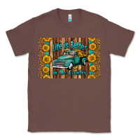 Chestnut life is better in the country skinny metal can holder Classic Tee - HRA Design Shop