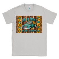 Moon Dust life is better in the country skinny metal can holder Classic Tee - HRA Design Shop