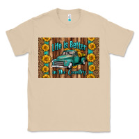 Mushroom life is better in the country skinny metal can holder Classic Tee - HRA Design Shop