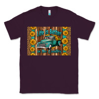 Plum life is better in the country skinny metal can holder Classic Tee - HRA Design Shop
