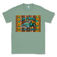 Sage life is better in the country skinny metal can holder Classic Tee - HRA Design Shop
