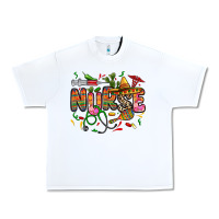 White cinco de mayo nurse Urban Heavy Tee - Zillion Design Studio