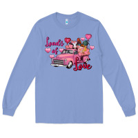 Colony Blue loads of love valentine's day farm truck Long Sleeve Tee - FaDigitalArtStudio