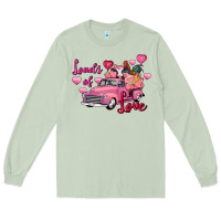 Matcha loads of love valentine's day farm truck Long Sleeve Tee - FaDigitalArtStudio