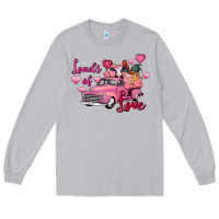 Moon Dust loads of love valentine's day farm truck Long Sleeve Tee - FaDigitalArtStudio