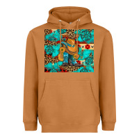 Meerkat cowboy boots with turquoise and aztec Heavyweight Hoodie - Artiststas