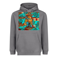 Storm cowboy boots with turquoise and aztec Heavyweight Hoodie - Artiststas