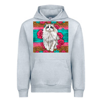 Heather Grey Western Ragdoll Cat Urban Hoodie - LillyAllenDesigns