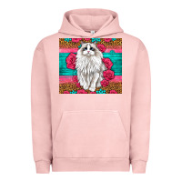 Pigment Salmon Western Ragdoll Cat Urban Hoodie - LillyAllenDesigns