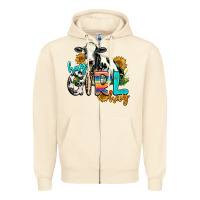 Sandshell hay girl hay Zipper Hoodie - AdoDesignShop