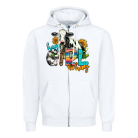White hay girl hay Zipper Hoodie - AdoDesignShop