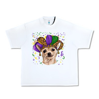 White mardi gras hat chihuahua Urban Heavy Tee - RanaPortraitStore