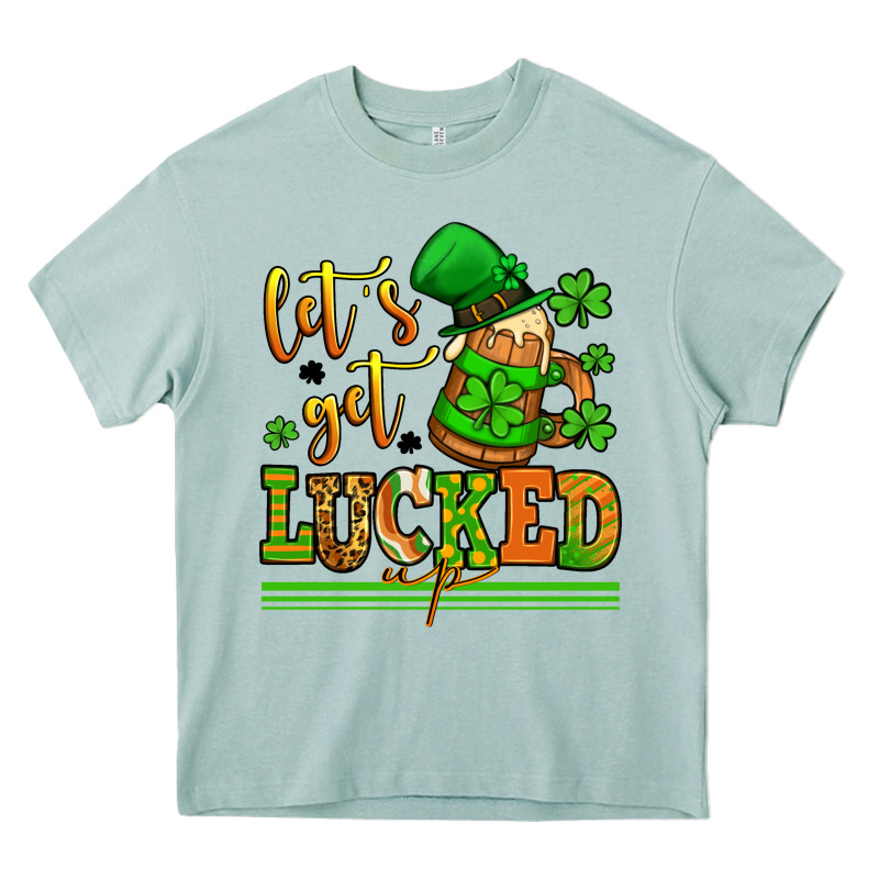 Lets Get Lucked Up St Patricks Heavy Core Tee by LillyAllenDesigns | Teevron