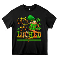 Black lets get lucked up st patricks Heavy Core Tee - LillyAllenDesigns
