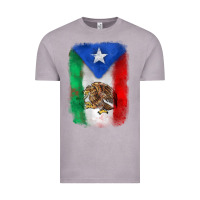 Vintage Zinc mexico and puerto rico flag Vintage Tee - Zillion Design Studio