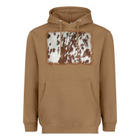Toasted Coconut cowhide background Heavyweight Hoodie - AdoDesignShop