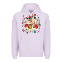 Lilac mexican christmas santa Premium Hoodie - MaliasSmallBusiness