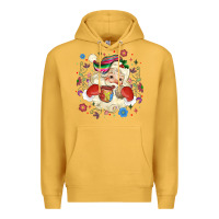 Mustard mexican christmas santa Premium Hoodie - MaliasSmallBusiness