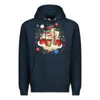 Navy mexican christmas santa Premium Hoodie - MaliasSmallBusiness