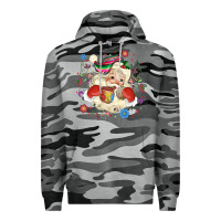 Slate Camo mexican christmas santa Premium Hoodie - MaliasSmallBusiness