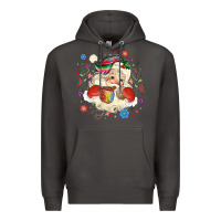 Smoke mexican christmas santa Premium Hoodie - MaliasSmallBusiness
