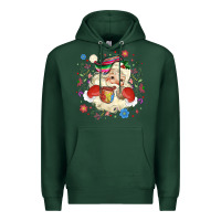 Sports Green mexican christmas santa Premium Hoodie - MaliasSmallBusiness