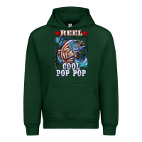 Forest Green reel cool pop pop american flag bass Urban Hoodie - LillyAllenDesigns