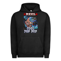 Pigment Black reel cool pop pop american flag bass Urban Hoodie - LillyAllenDesigns