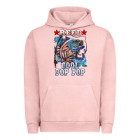 Pigment Salmon reel cool pop pop american flag bass Urban Hoodie - LillyAllenDesigns
