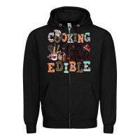 Black cooking is love made edible Zipper Hoodie - AdoDesignShop