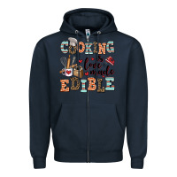 Navy cooking is love made edible Zipper Hoodie - AdoDesignShop