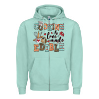 Seafoam cooking is love made edible Zipper Hoodie - AdoDesignShop