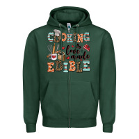 Sports Green cooking is love made edible Zipper Hoodie - AdoDesignShop