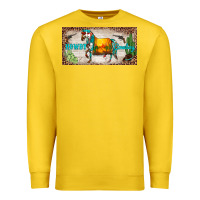 Lemon western howdy cowboy horse sunset weapon cactus leopard  license plate Premium Sweatshirt - BarkalooDesign