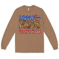 Toasted Coconut Little miss America Long Sleeve Tee - Neo Western
