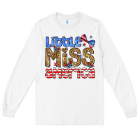 White Little miss America Long Sleeve Tee - Neo Western