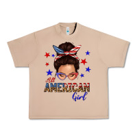Burro all american girl messy bun Urban Heavy Tee - texasbilliewilder