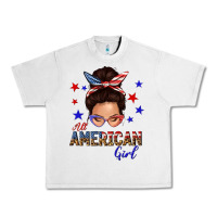 Lunar Rock all american girl messy bun Urban Heavy Tee - texasbilliewilder