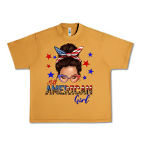 Peanut Butter all american girl messy bun Urban Heavy Tee - texasbilliewilder