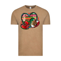 Vintage Coffee mexican hearts Vintage Tee - Zillion Design Studio