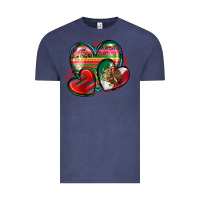 Vintage Denim mexican hearts Vintage Tee - Zillion Design Studio