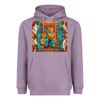 Lavender cowboy boots turquoise aztec cowhide Heavyweight Hoodie - Artiststas