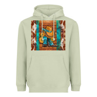 Matcha cowboy boots turquoise aztec cowhide Heavyweight Hoodie - Artiststas